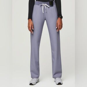 Figs Livingston Scrub Pants in Vapor Blue Space Dye